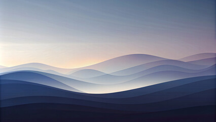 Fototapeta na wymiar Flowing Blue Wave Design Background