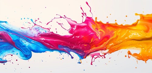 Abstract bright paint splash background