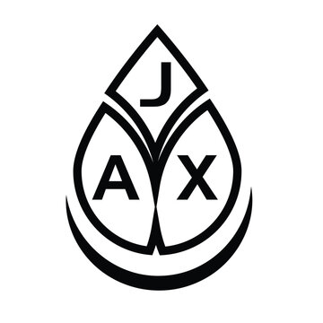 JAX letter logo design. JAX creative initials letter logo concept. JAX letter design.
