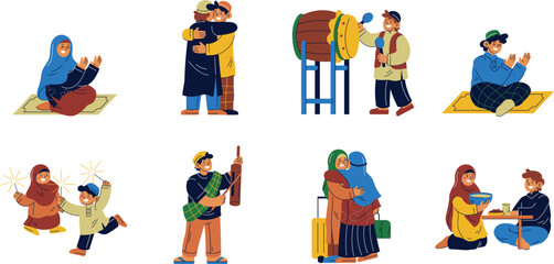 Ramadan Activity Illustration