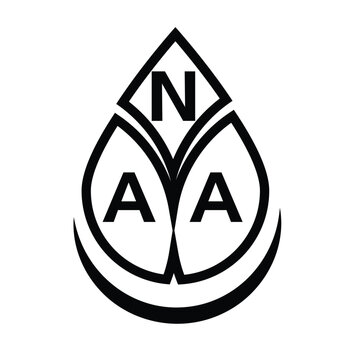 NAA letter logo design. NAA creative initials letter logo concept. NAA letter design.
