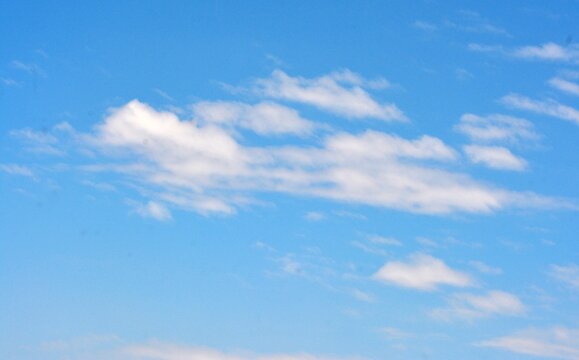 beautiful photo of blue sky and white clouds