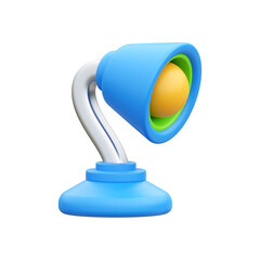 desk lamp 3d illustration