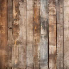 A wooden wall with weathered, distressed wood planks