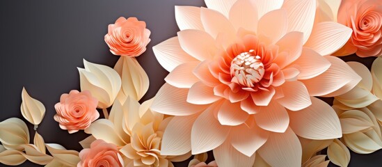 Beautiful paper floral arrangement