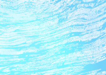 Obraz premium 青い水彩模様の背景イラスト