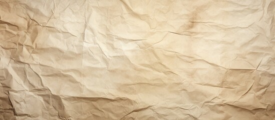 Textured brown paper with wrinkles