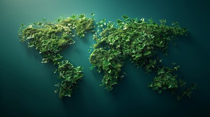 Recycle and reuse in the form of a pond with a recycling symbol