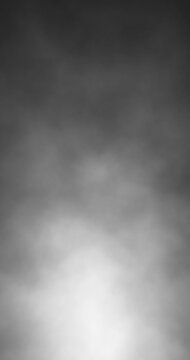 Realistic cloud of smoke vertical loop motion background.