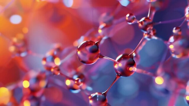 A detailed shot of a thin film of magnetic shape memory polymer being heated up causing it to curl and twist in a controlled manner. The material appears to be responding