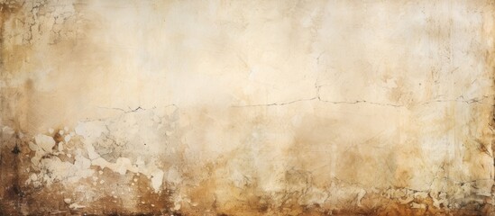 Old weathered wall with gray texture on brown