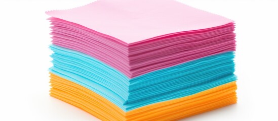 Colorful tissue stack