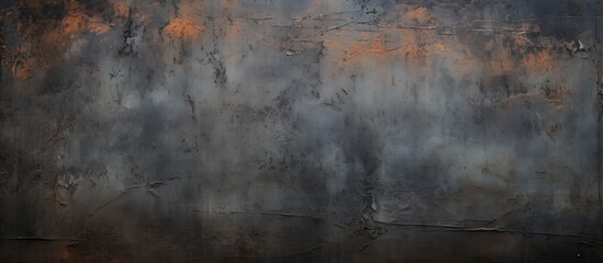 Rusty metal surface with faded orange hue - obrazy, fototapety, plakaty
