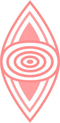 abstract with a circle and a target