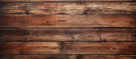 Fototapeta na wymiar Texture of old wooden planks in a brown hue.