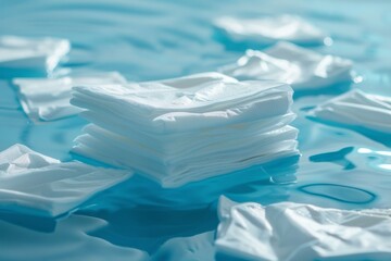 Personal hygiene made easy: Wet wipes for essential cleanliness in everyday life.