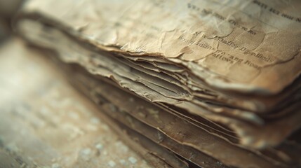 Literary Texture Inspired Book Paper