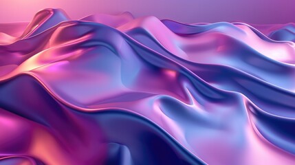 Obraz premium 3d organic gradient wave background