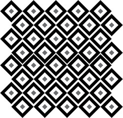 Vector seamless background with rhombuses. checkered infinity geometric pattern.