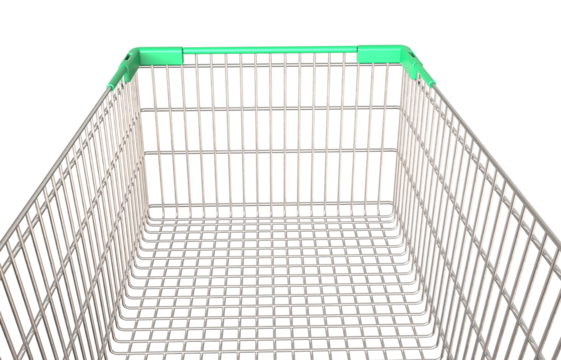 Shoping cart or Steel Shoping Cart. Png transparency