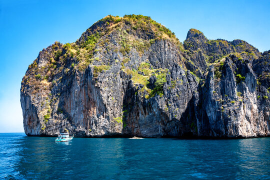 Ko Phi Phi Leh Island, Andaman Sea, Thailand.