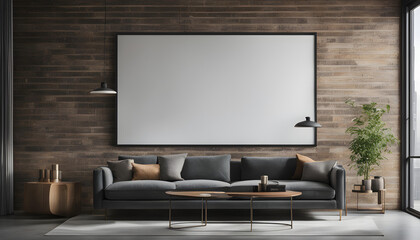 Fototapeta premium modern interior with tv