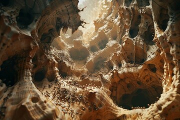 Intricate Constructions of a Termite Colony