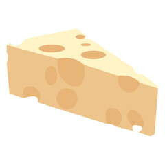 Cheese Slices Illustration