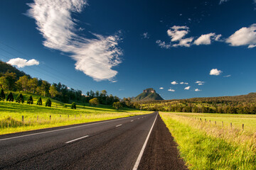 Traveling in the Mount Lindsay area in South East Queensland, Australia