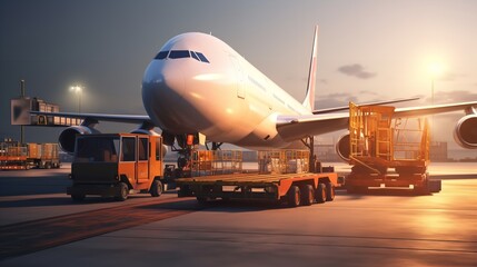 Air cargo freighter Logistics import export go

 - obrazy, fototapety, plakaty