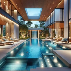 Comfortable Private Pool Design