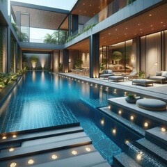 Comfortable Private Pool Design