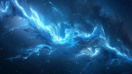Fototapeta na wymiar Abstract Space Background featuring multicolored Galaxy, Nebula and stars. Cosmic wallpaper.
