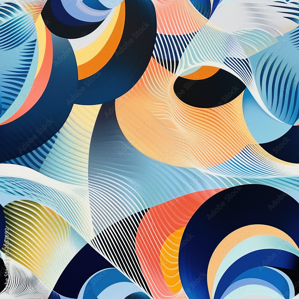 Poster moire' seamless patterns background