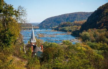 Overlook at Harpers Ferry National Historical Park