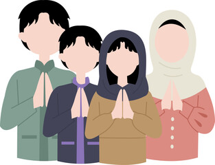 Muslim Celebrate Eid Mubarak