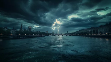 Dekokissen A stormy night in London. © Janis Smits