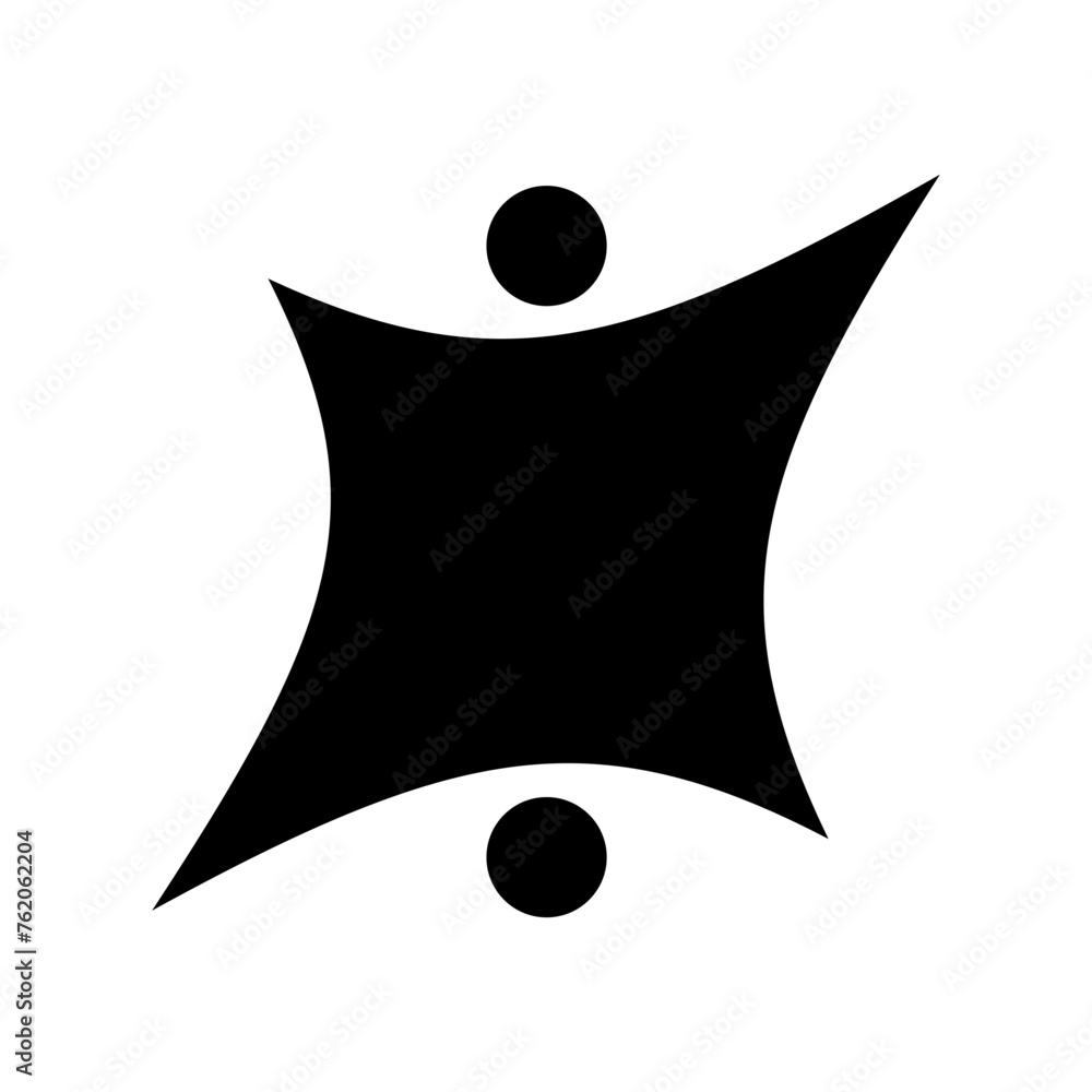 Poster abstract vector shapes elements transparent