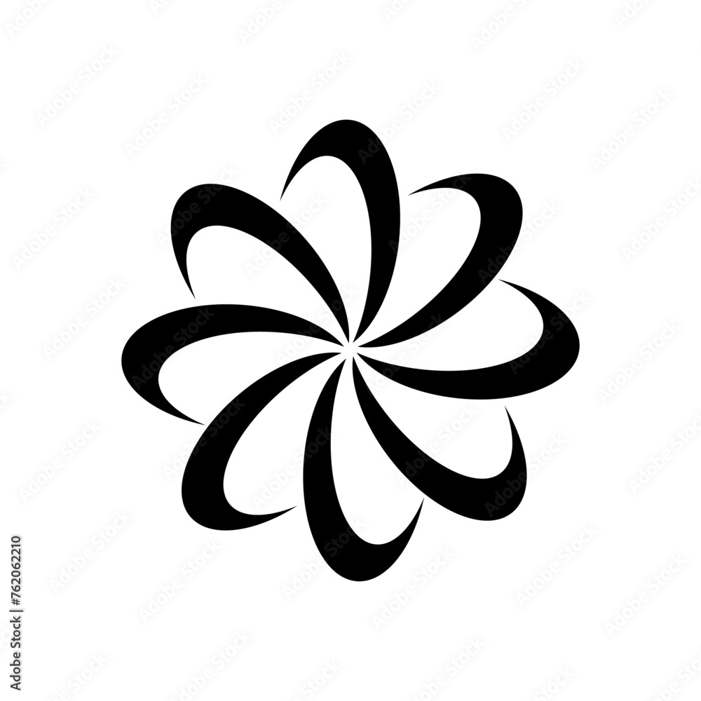 Poster abstract vector shapes elements transparent