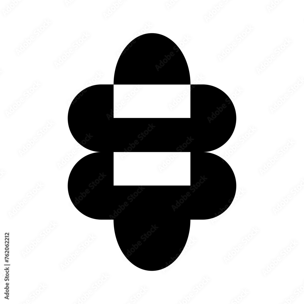 Poster abstract vector shapes elements transparent