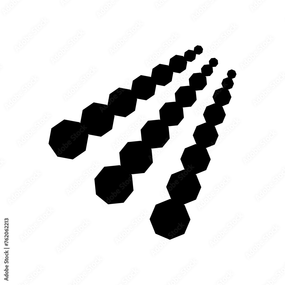 Poster abstract vector shapes elements transparent