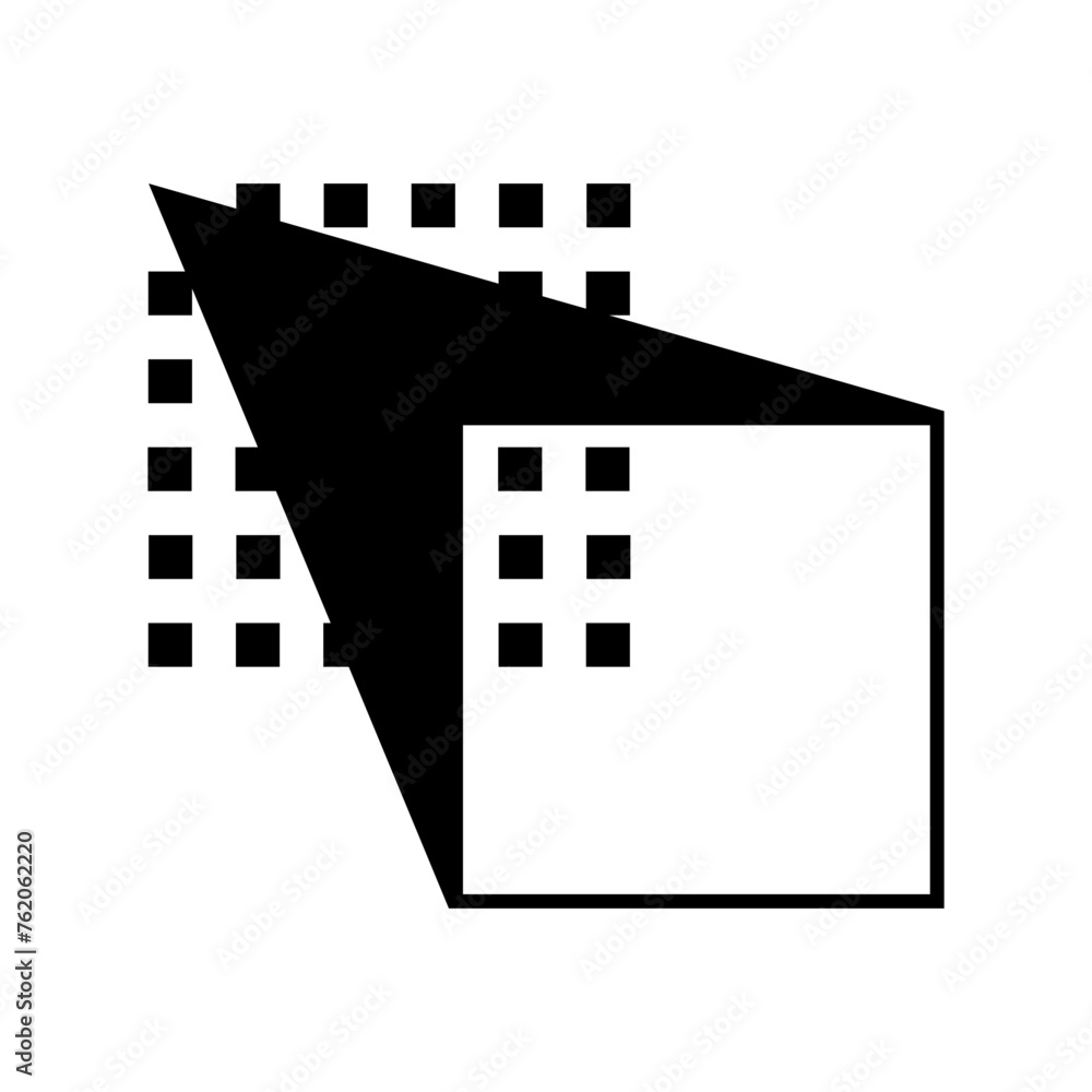 Poster abstract vector shapes elements transparent
