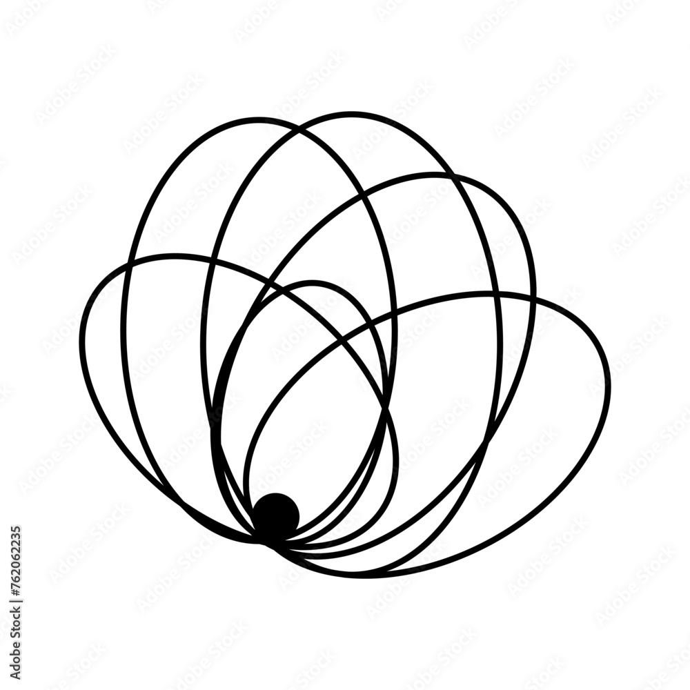 Poster abstract vector shapes elements transparent