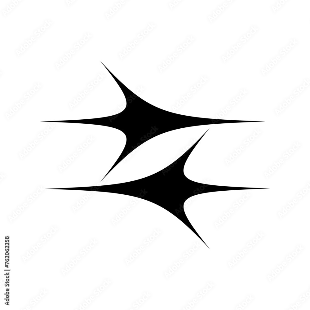 Poster abstract vector shapes elements transparent
