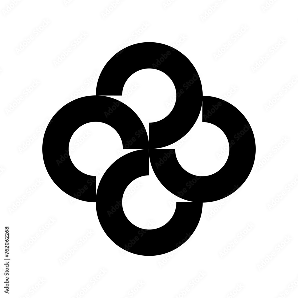 Poster abstract vector shapes elements transparent