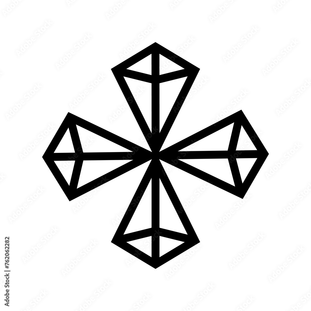 Poster abstract vector shapes elements transparent