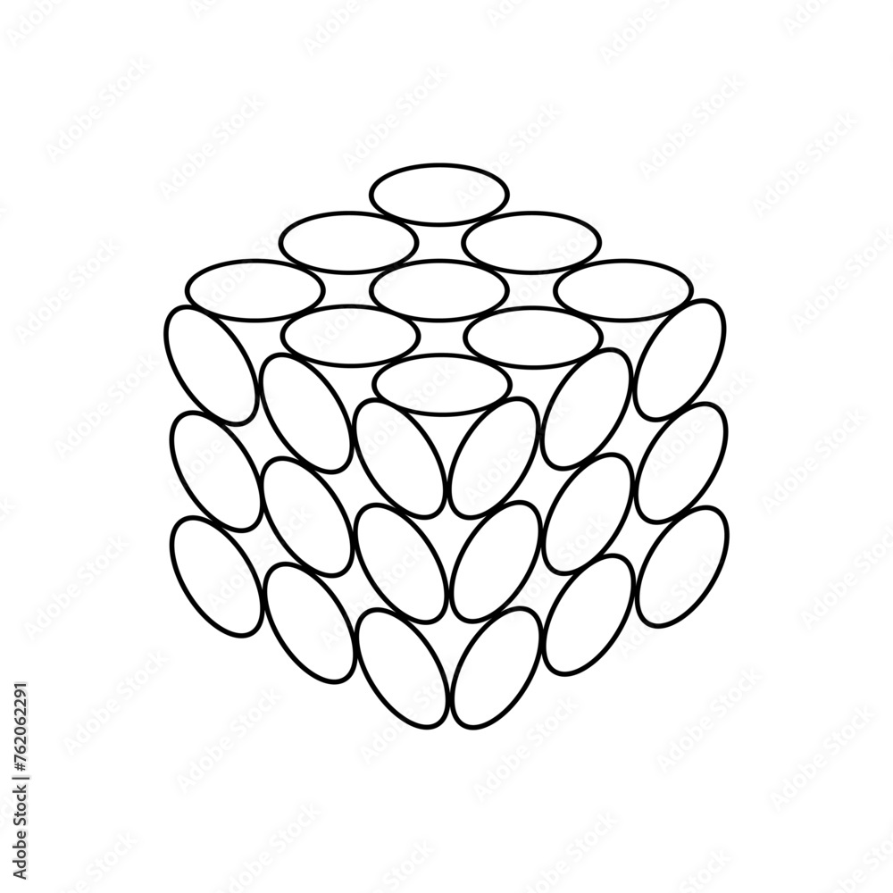 Poster abstract vector shapes elements transparent