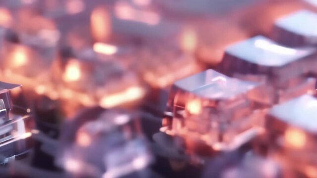 A unique and intricate keycap design on a mechanical gaming keyboard adding a personalized touch to a players setup.