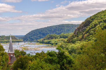 Overlook at Harpers Ferry National Historical Park