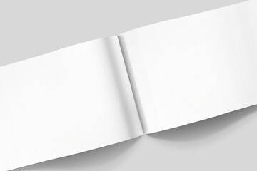 A4 Landscape Magazine PNG Transparent Pages Cover